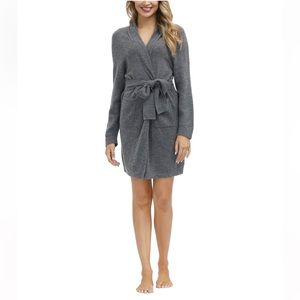 Cashmere Wool Blend Belted Short Cardigan